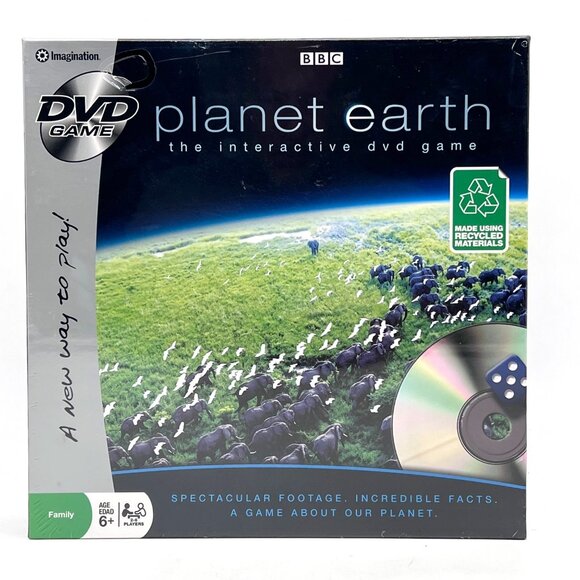 BBC Planet Earth Interactive DVD Game Family Age 6+ Wildlife Creatures Landscape - Picture 1 of 12
